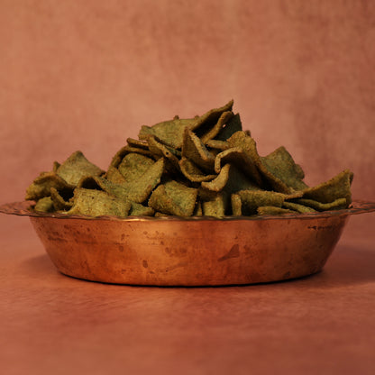 Soya Palak Chips (Mint Pudina)